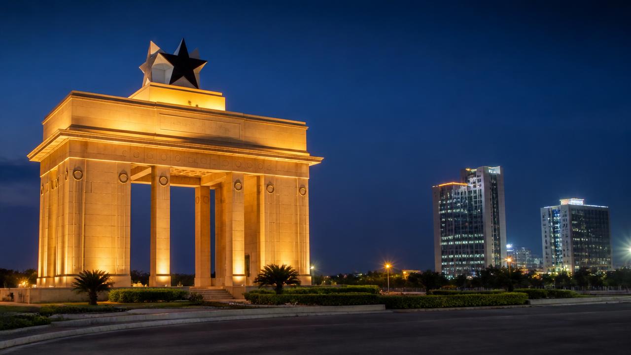 The Black Star Gate at Independence Square in Accra